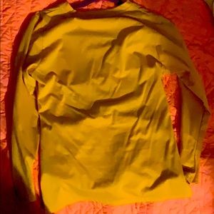 Yellow long sleeve shirt
